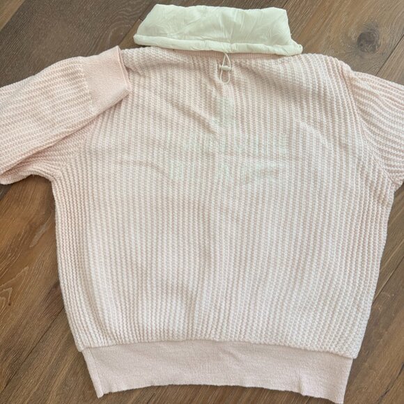 Lanvin Blanc Light Pink Golf Sweater - Windproof & Lightweight - Picture 3 of 9